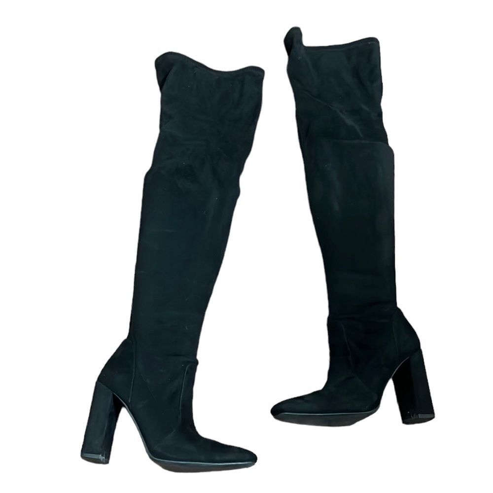 ASOS Black Over the Knee Boots Size 7